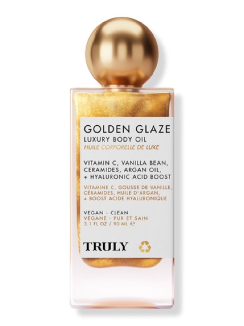 TRULY Golden Glaze Luxury Body Oil — Gold